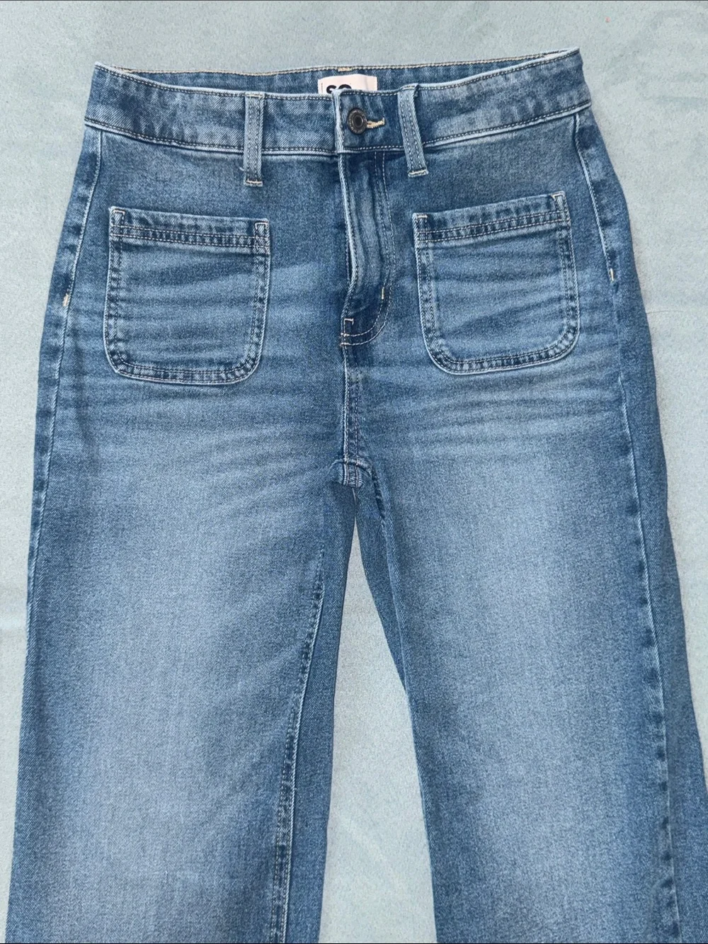 NWOT - SO by Kohls Girls Classic Midwash Blue Denim Jeans